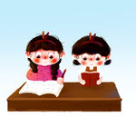  小学同桌 