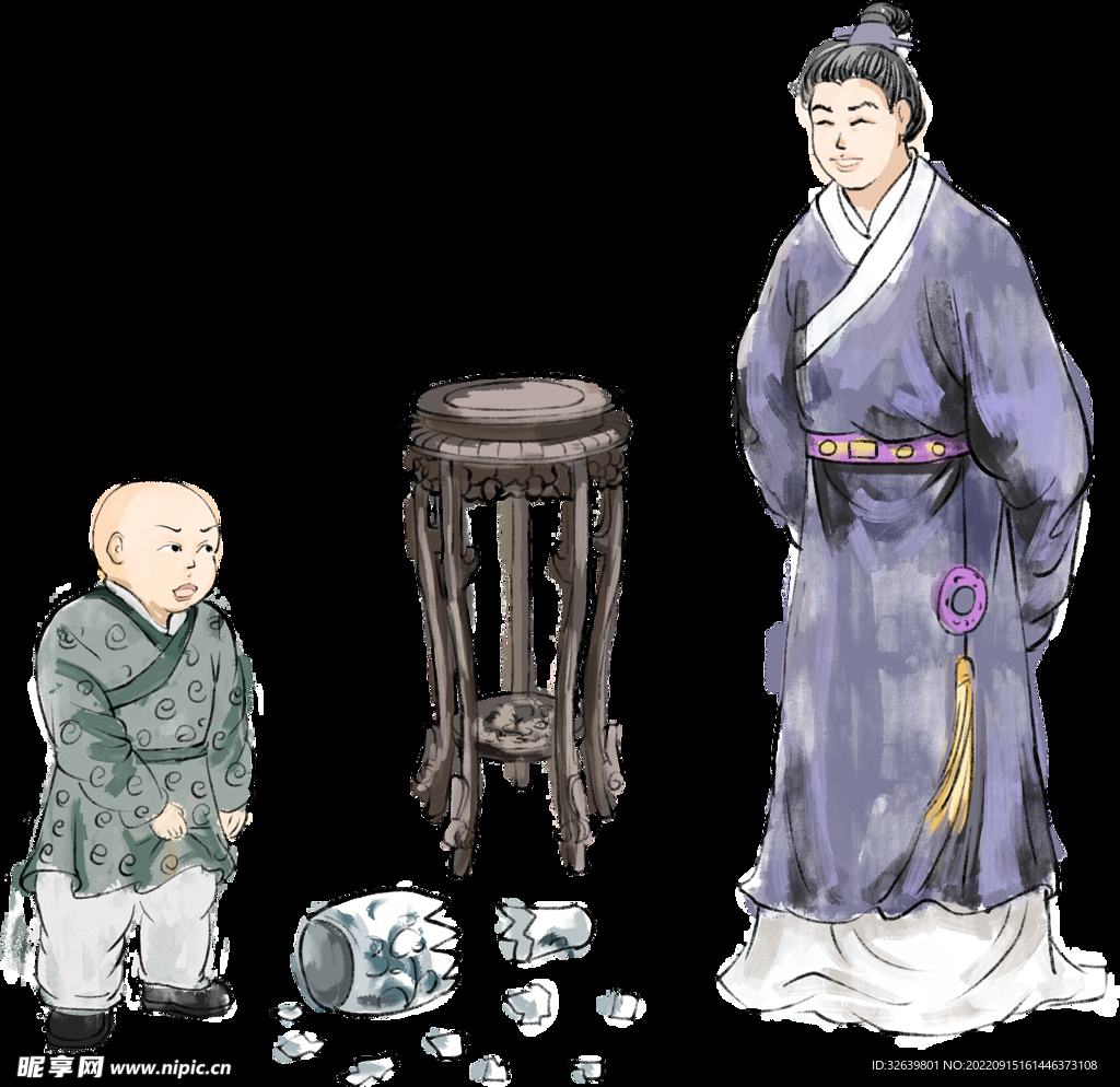  古人插画