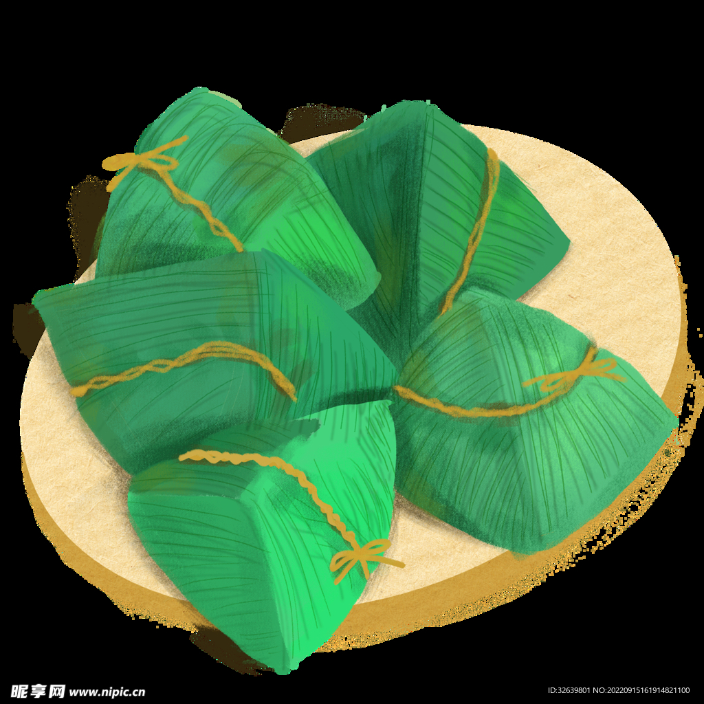 一盘粽子