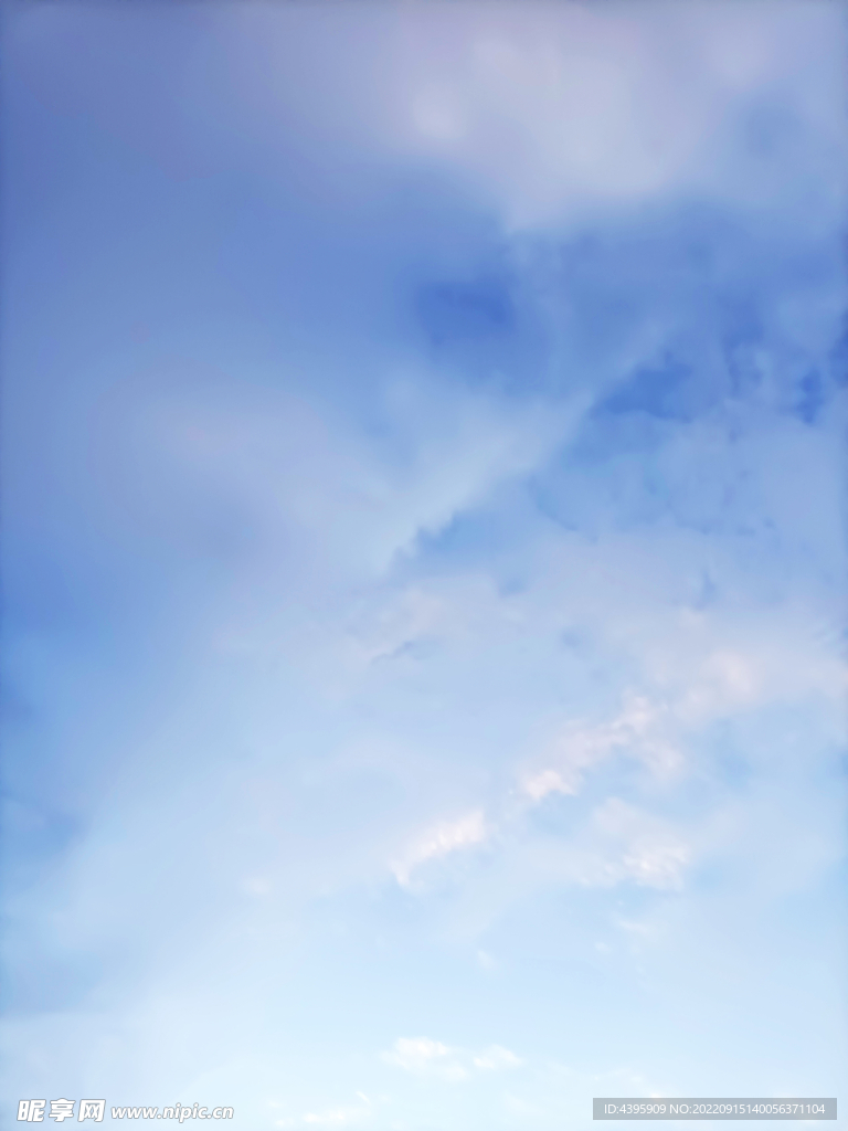 蓝天白云背景 