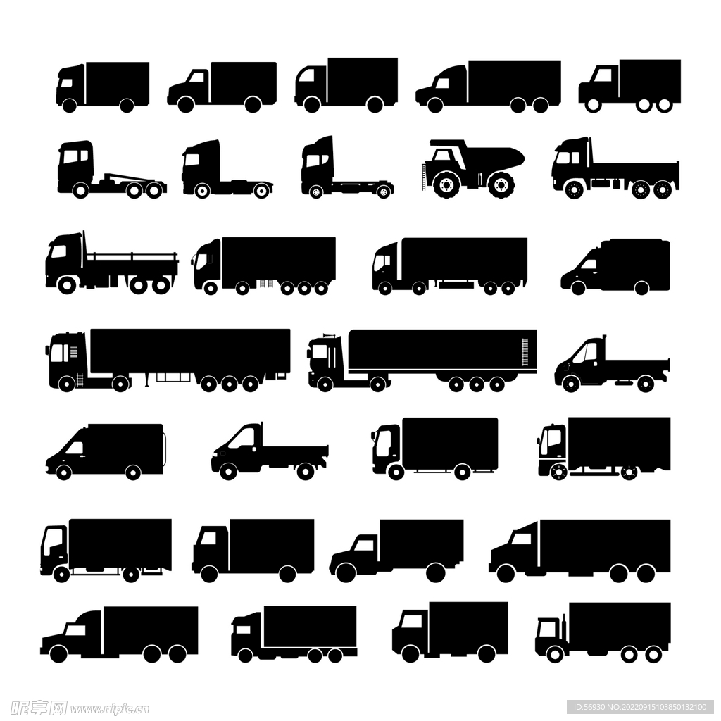 货车卡车汽车图标