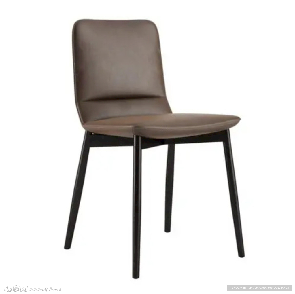 C4D模型时尚皮质单人椅子