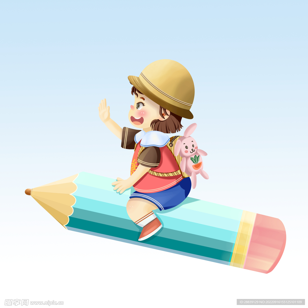  卡通女孩 