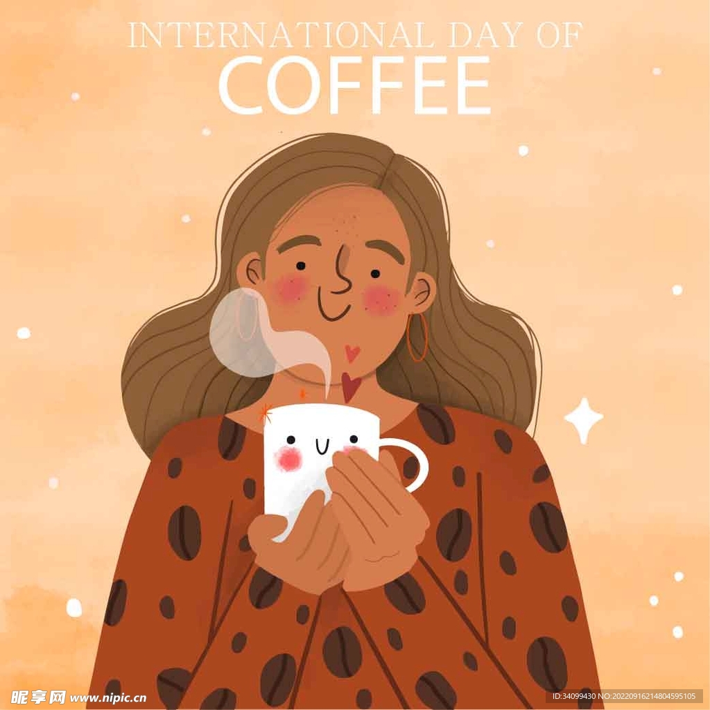 喝咖啡上瘾|插画|商业插画|redflowers - 原创作品 - 站酷 (ZCOOL)