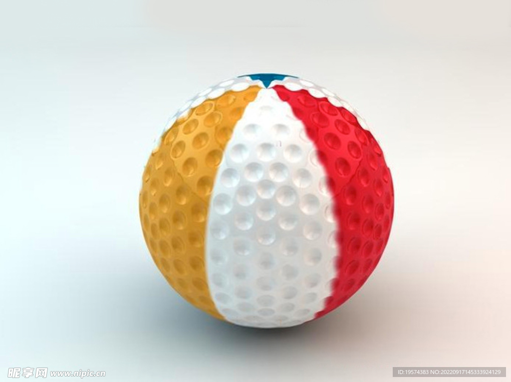 C4D模型高尔夫球