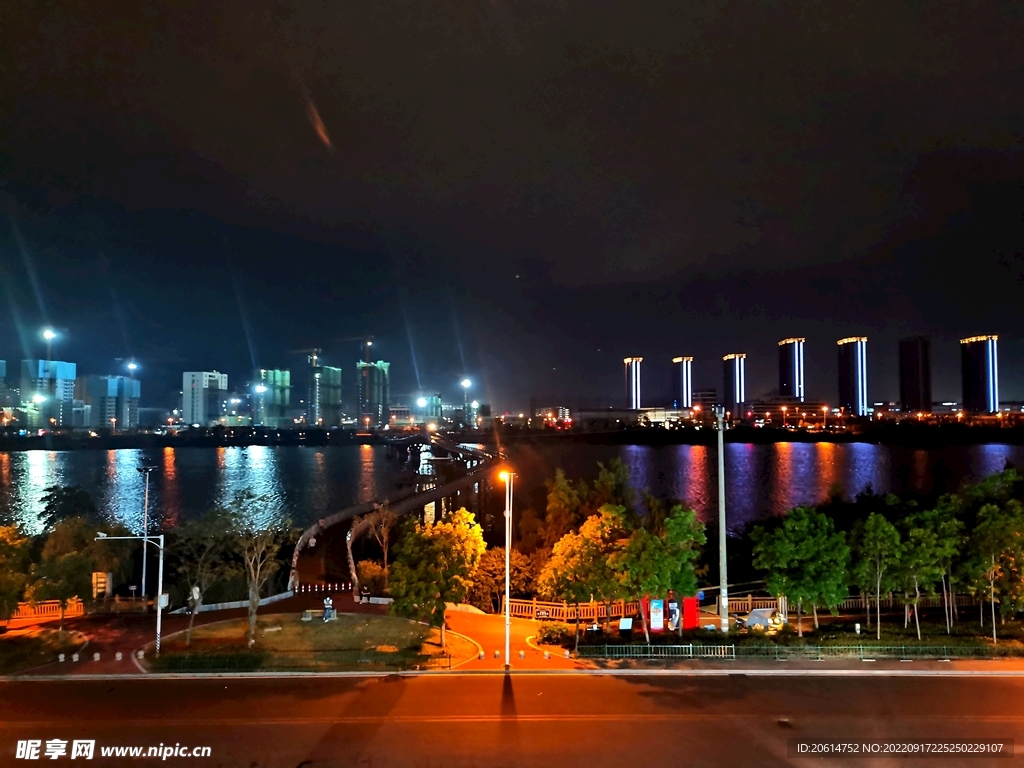 夜色下的城市美景