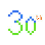 30周年 logo