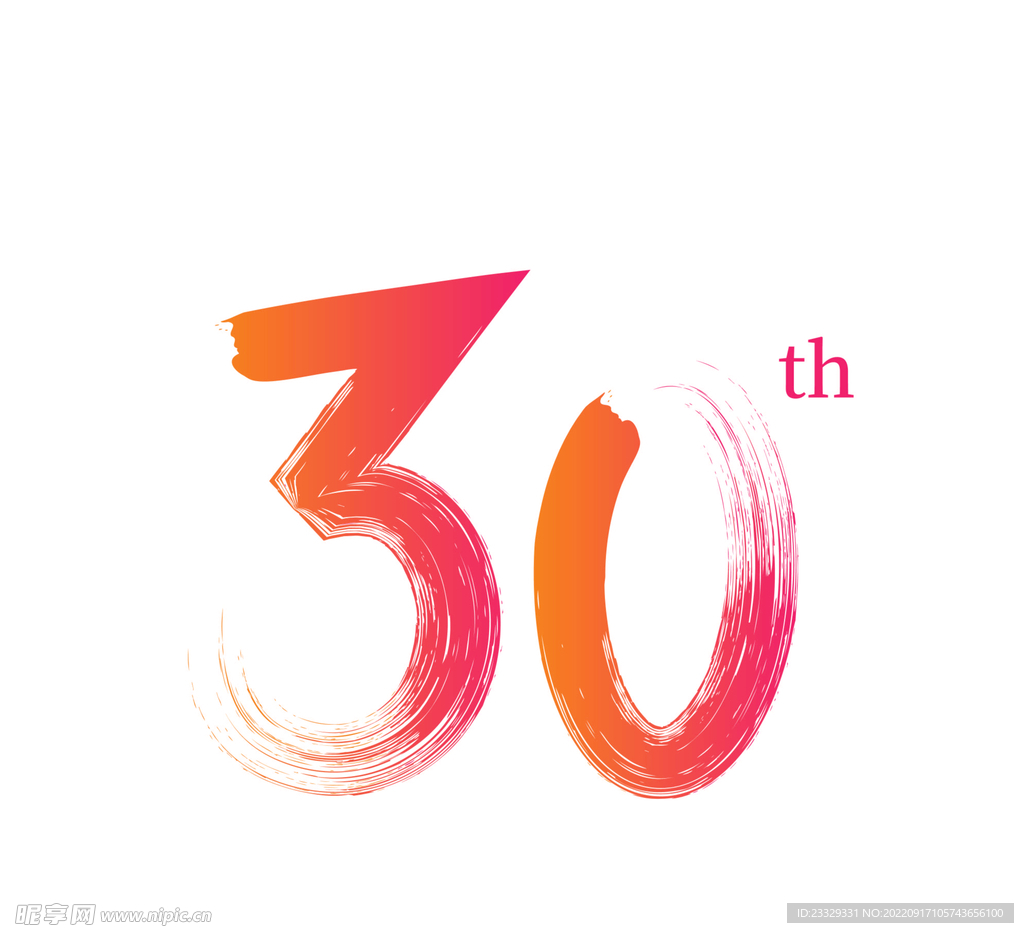 30周年 logo