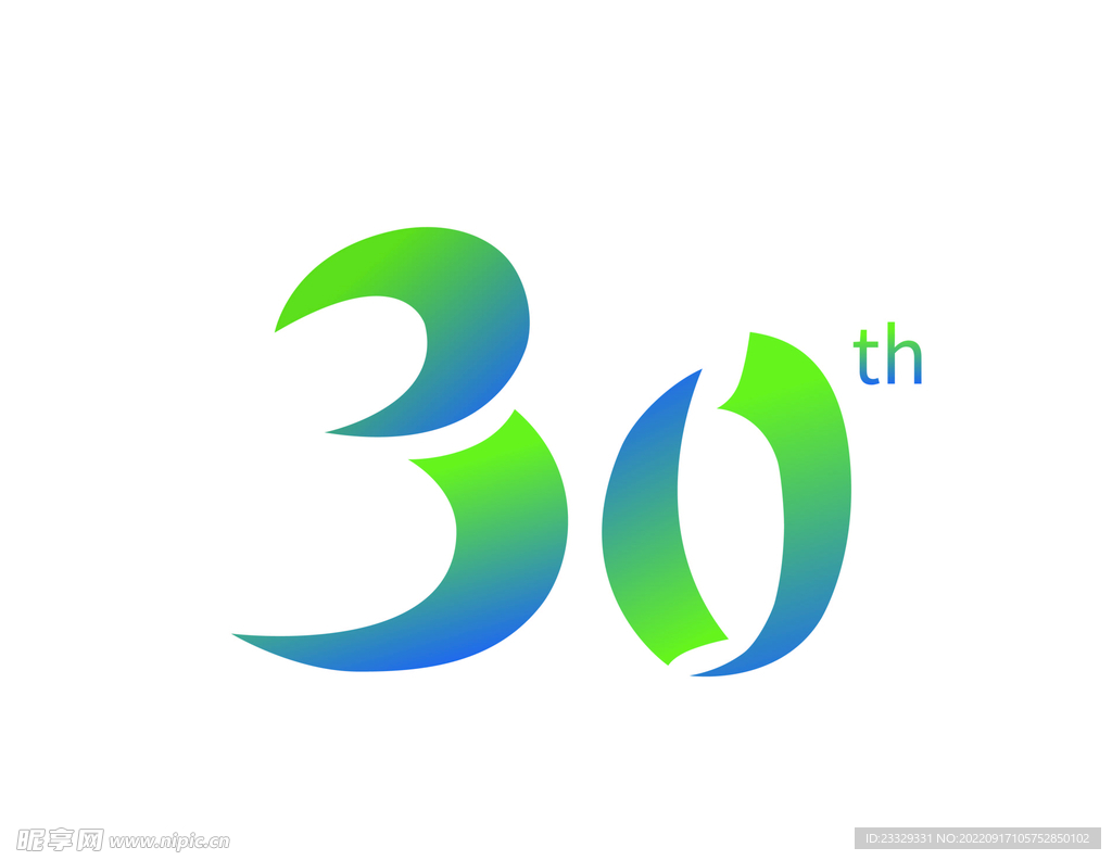 30周年 logo