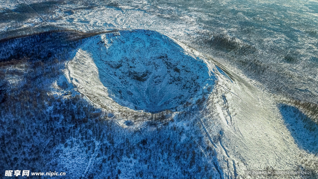 冬季山峰