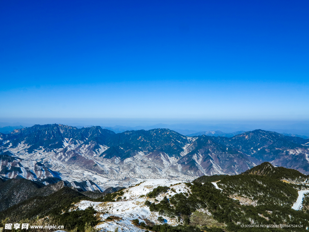 冬季山脉