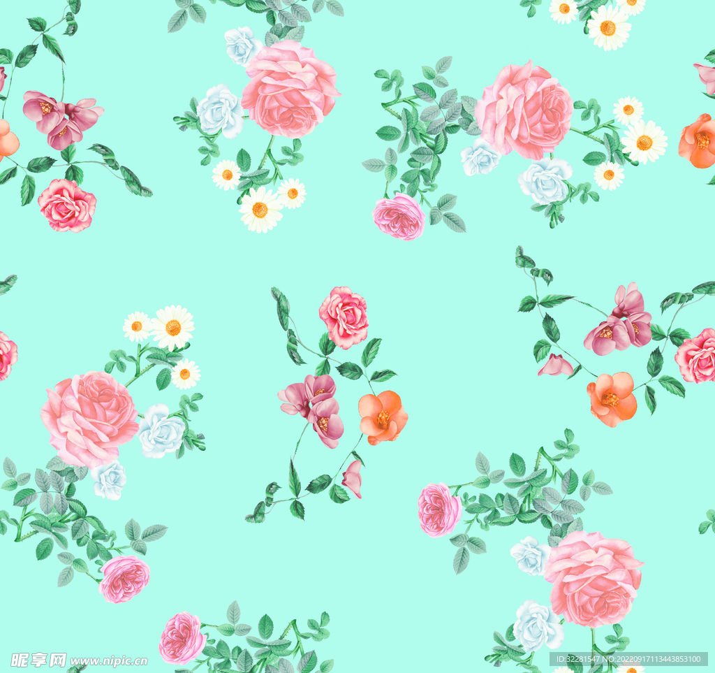 手绘花