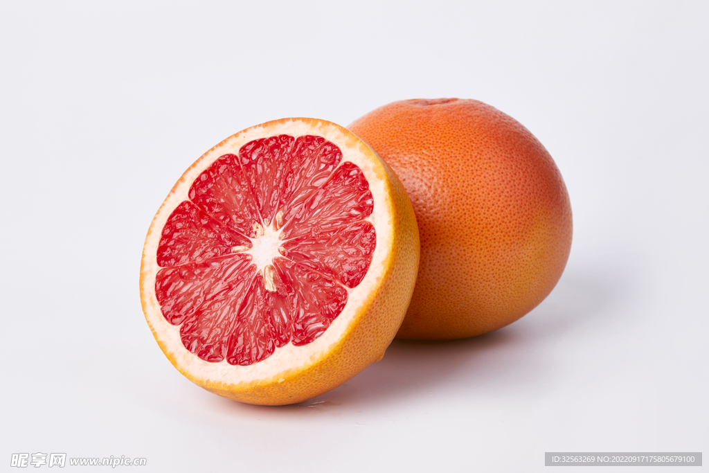 红色柚子西柚水果摄影图片
