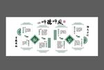 中式传统美德文化墙