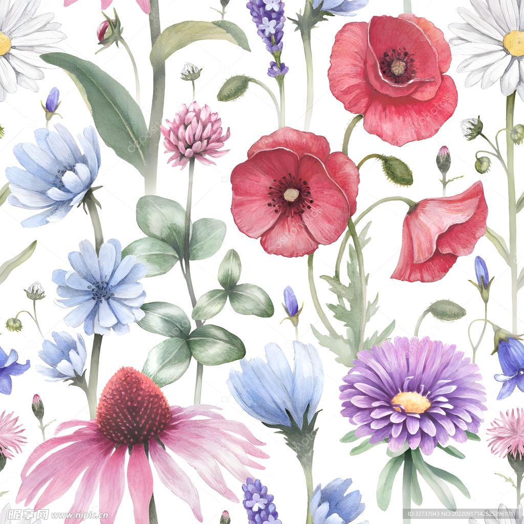 手绘花