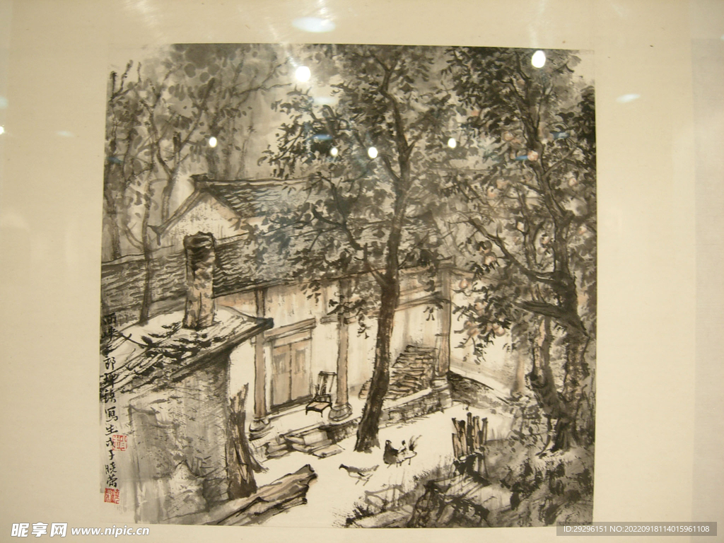 田园山水画 