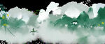 水墨山水素材图片