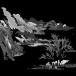  水墨山水素材图片