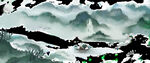  水墨山水素材图片