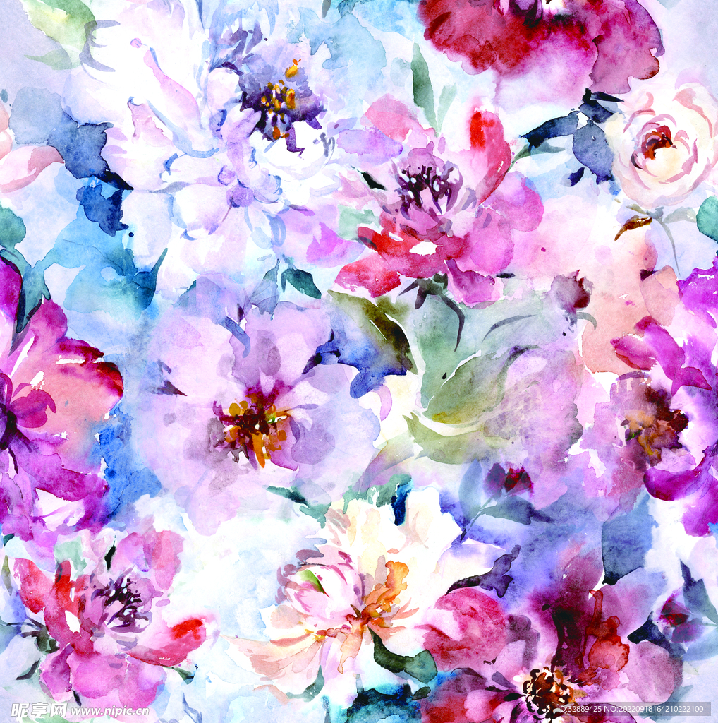扎染花