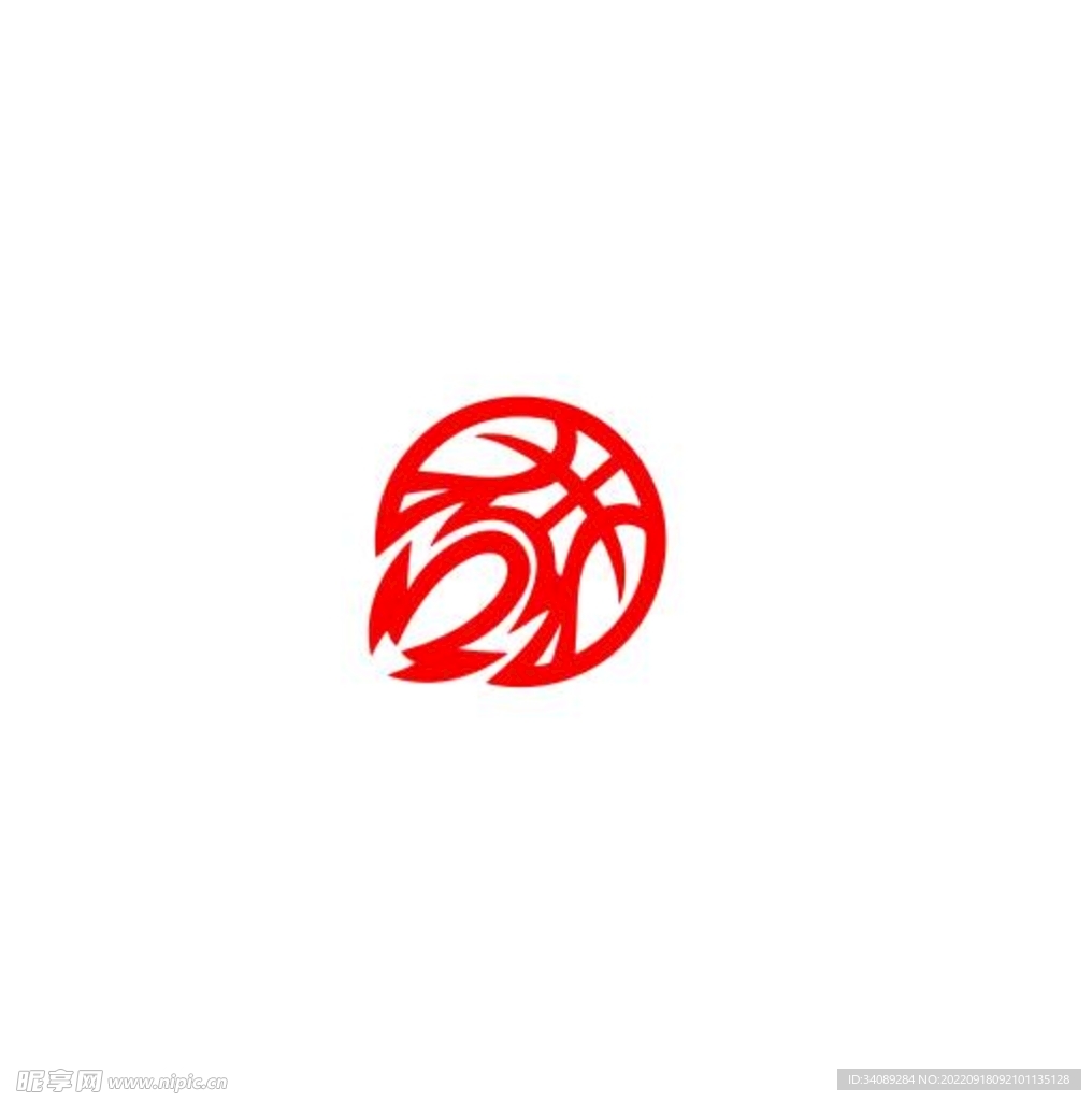 ai矢量篮球logo图案图片