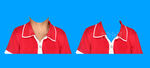 小男孩证件照衣服素材psd