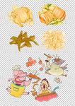 卡通美食素材