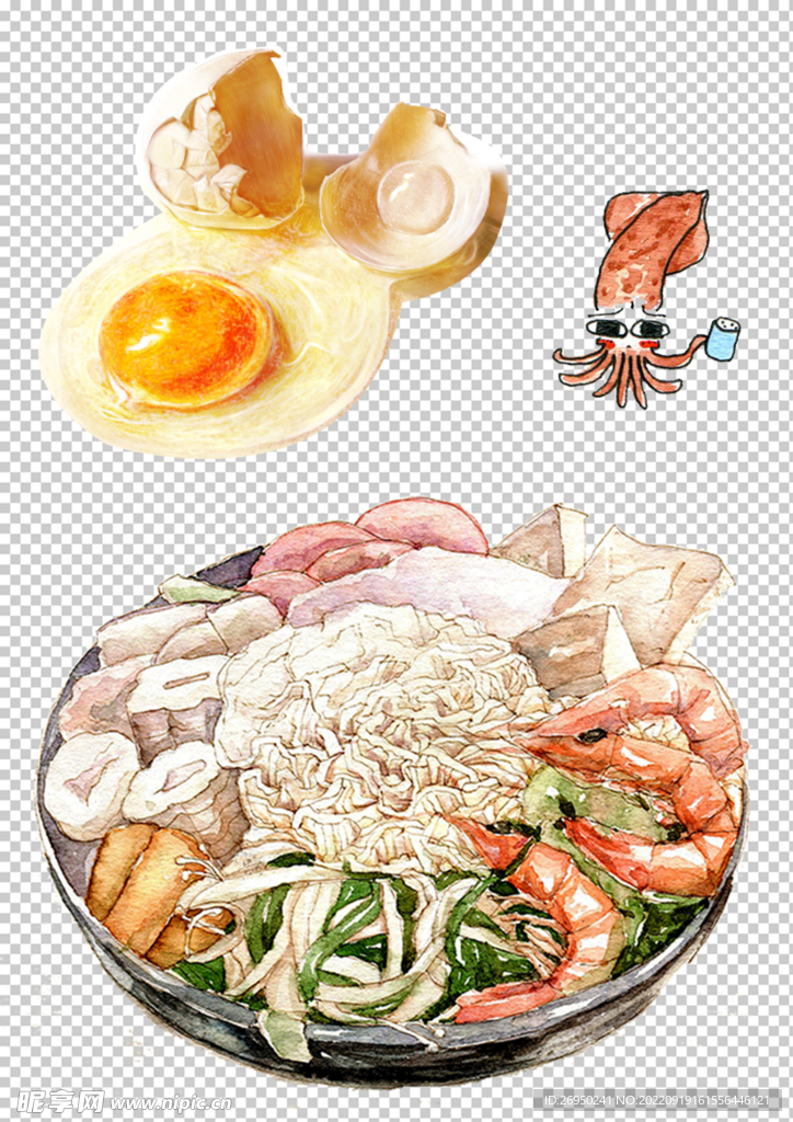 卡通美食素材