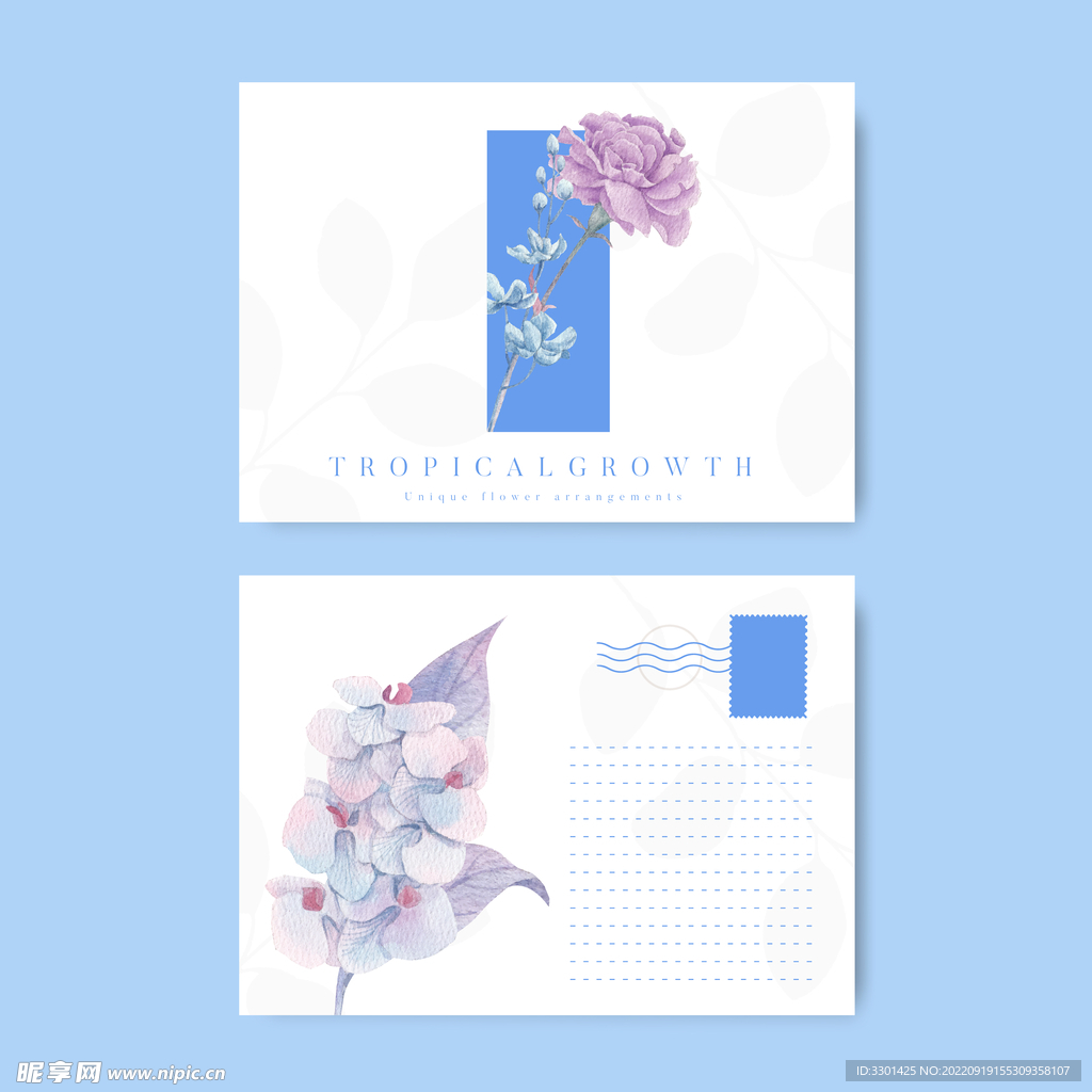 水彩花卉装饰 