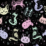 手绘猫咪