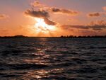 海滨晚霞