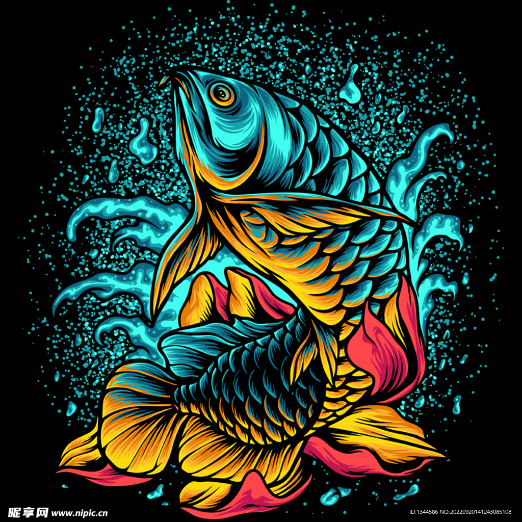 潮流鲤鱼