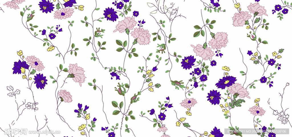 手绘花