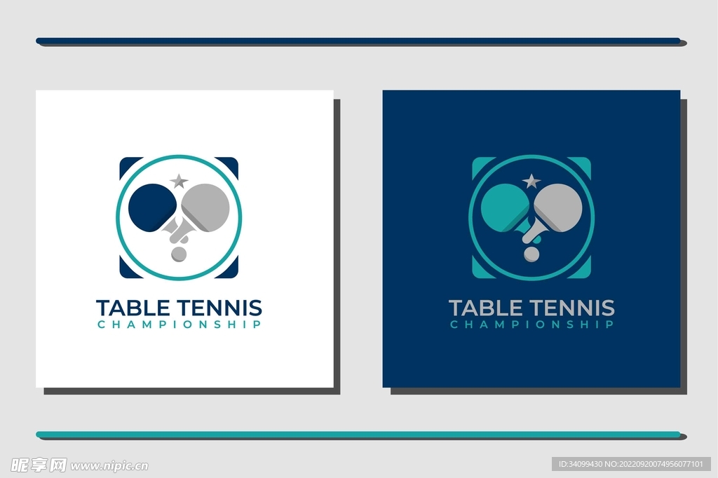 乒乓球图标logo