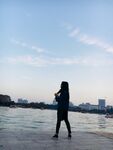 天空湖边