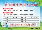 责任医生团队公示牌