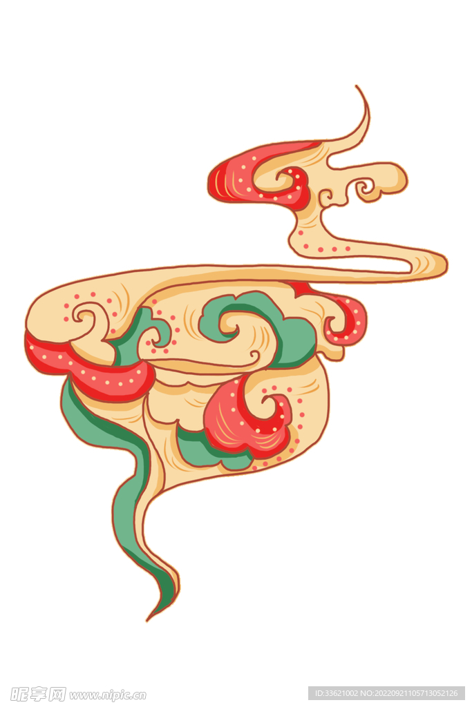 祥云  绘祥云 彩色