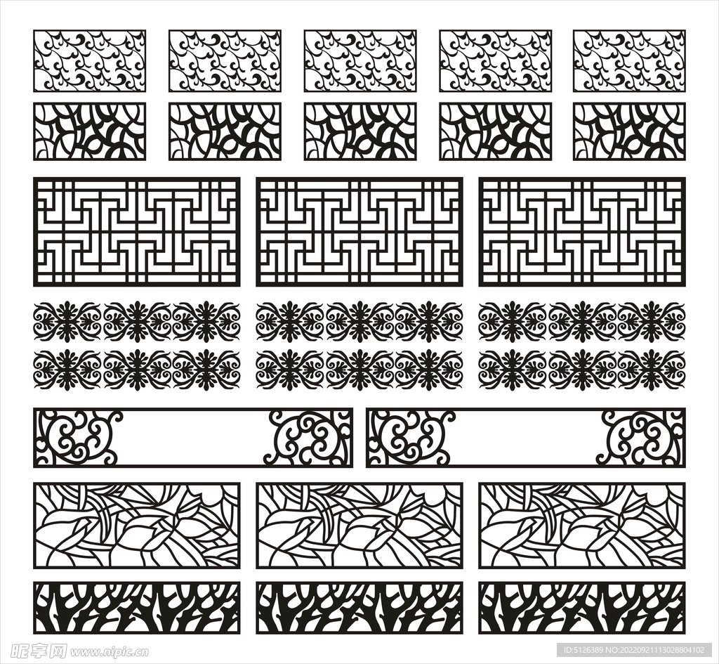 古典边框矢量图片