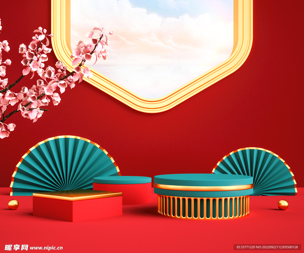 中国传统古典背景