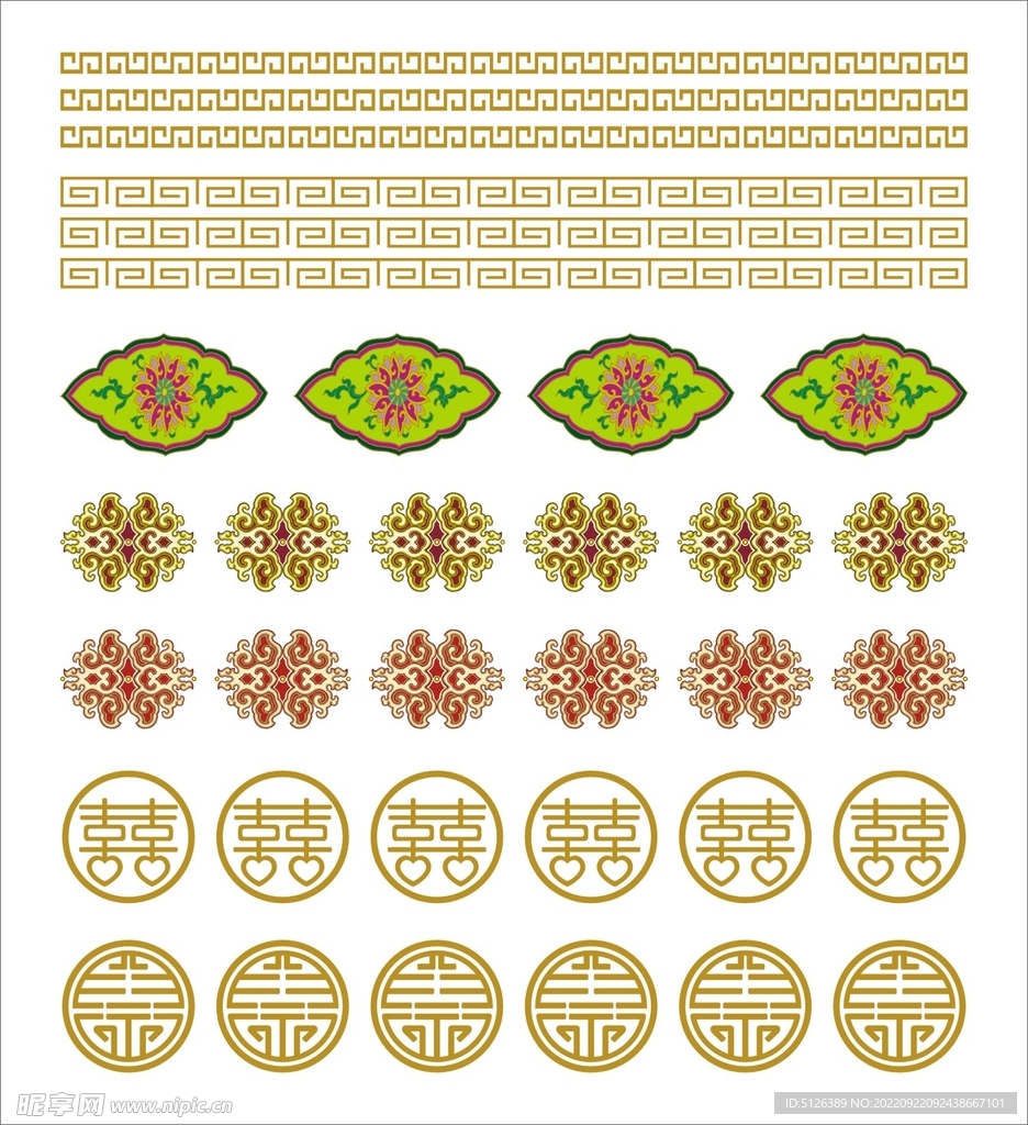 古典花纹图案