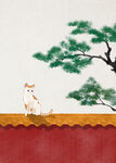 院子与猫