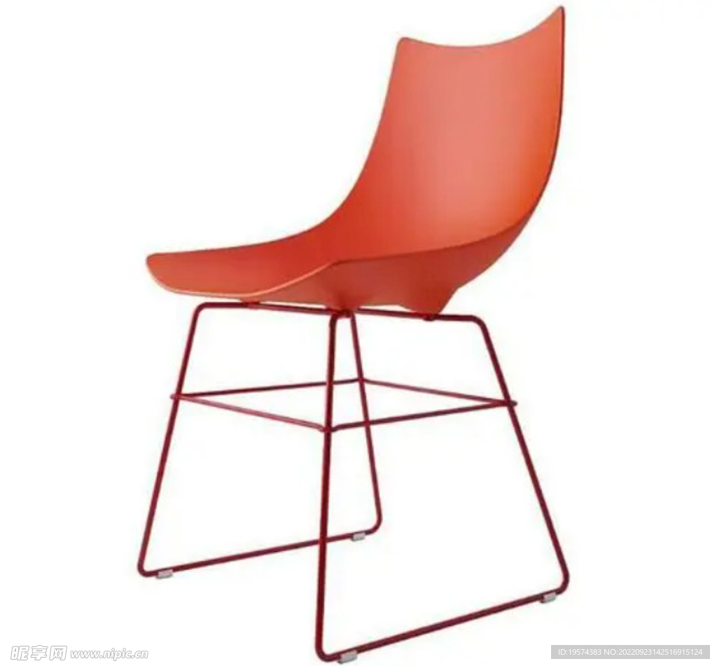 C4D模型塑料铁艺椅子