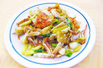 姜葱炒花蟹