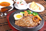 铁板西冷牛排套餐