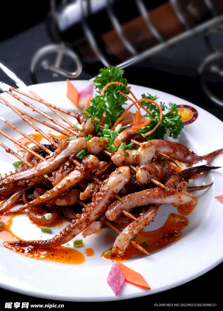 美味鱿鱼串