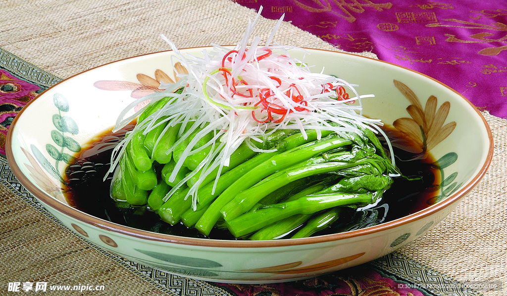 白灼菜心