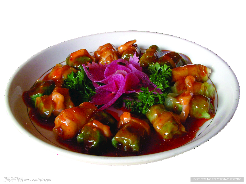 白菜肉卷