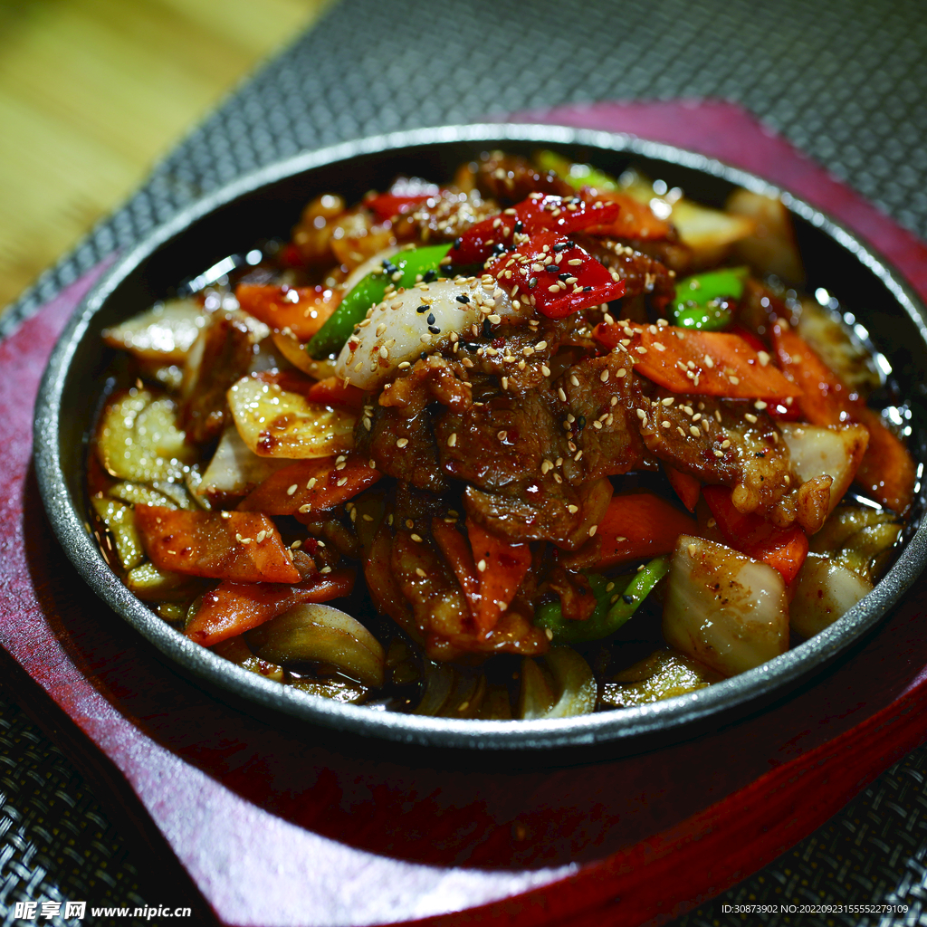 铁板牛肉