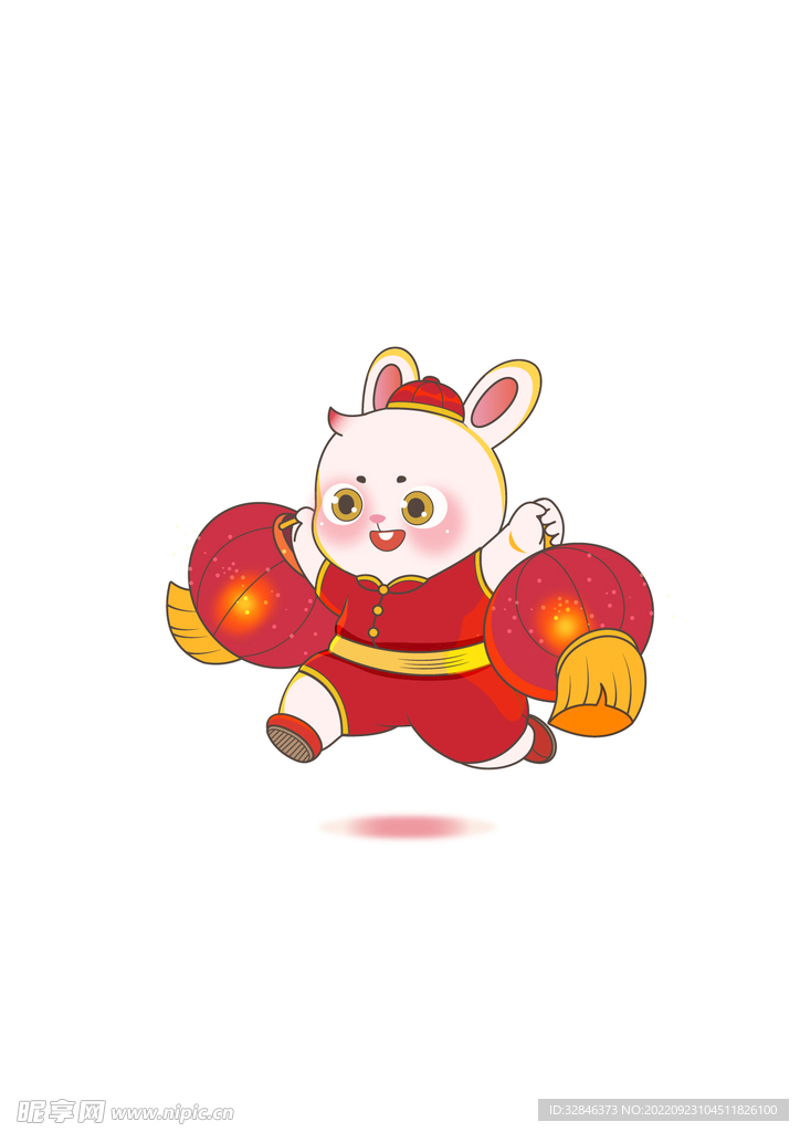 兔年兔子新年喜庆IP