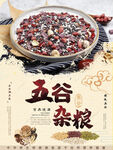 五谷杂粮  杂粮海报素材 粮食